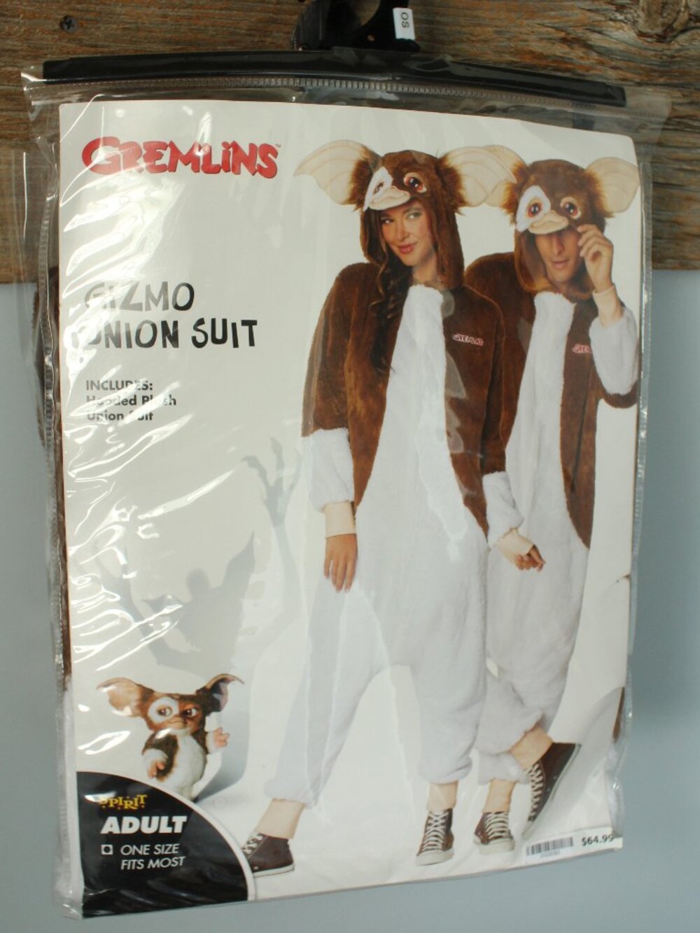 Gremlins Gizmo Adult Costume One Size Plush